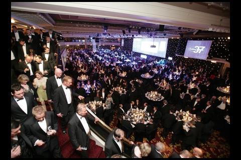 Some 1,850 building industry professionals descend into the Great Hall of London’s Grosvenor House hotel for the annual Building Awards
